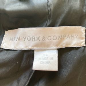 New York & Company faux leather jacket xl